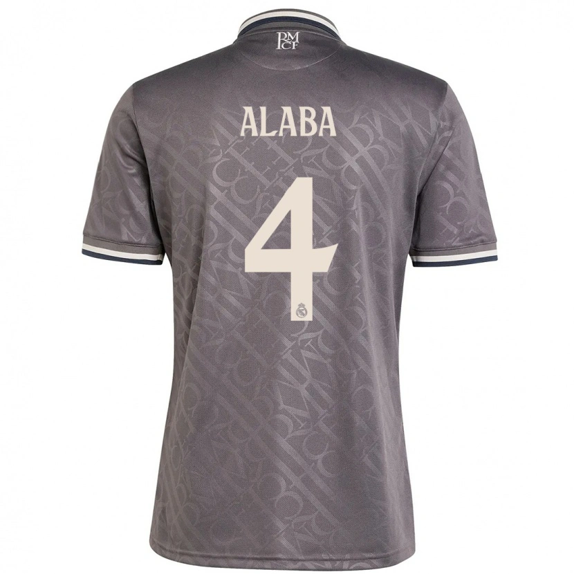 Danxen Barn David Alaba #4 Kol Tredjesatsen Matchtröjor 2024/25 Tröjor T-Tröja