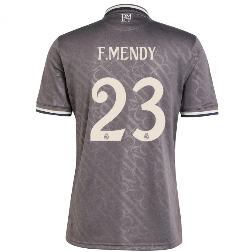 Danxen Barn Ferland Mendy #23 Kol Tredjesatsen Matchtröjor 2024/25 Tröjor T-Tröja