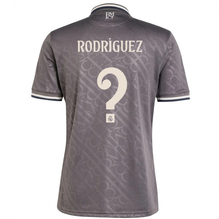 Danxen Barn Álvaro Rodríguez #0 Kol Tredjesatsen Matchtröjor 2024/25 Tröjor T-Tröja