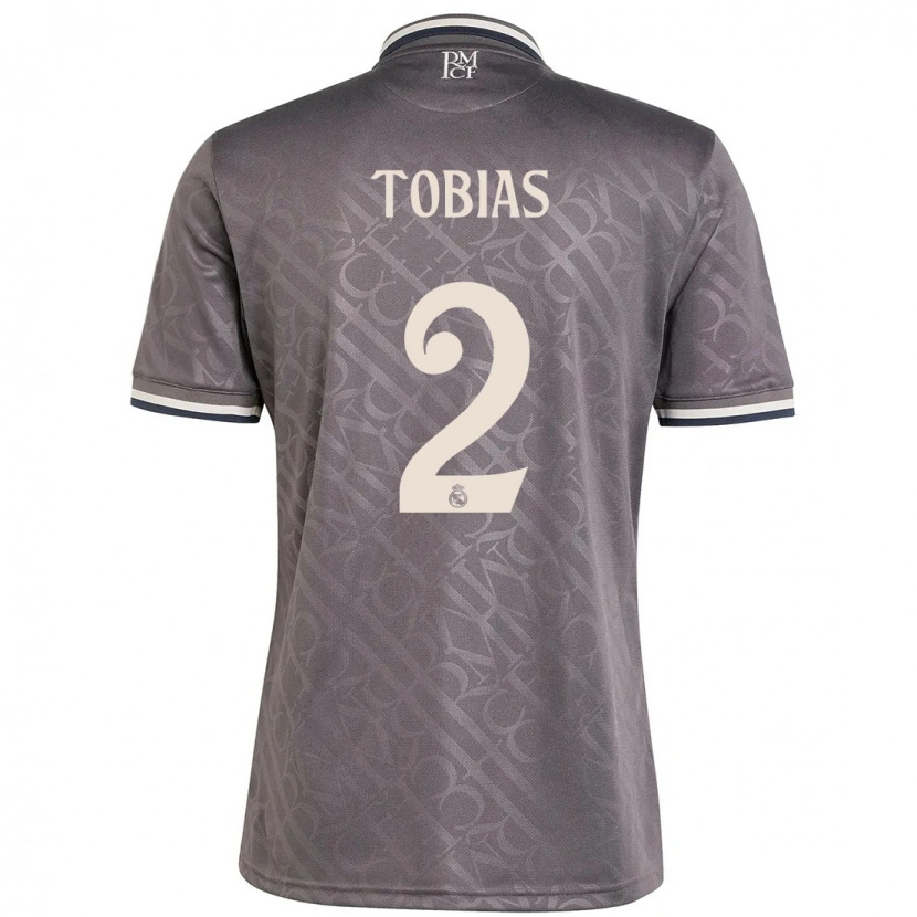 Danxen Barn Vinícius Tobias #2 Kol Tredjesatsen Matchtröjor 2024/25 Tröjor T-Tröja