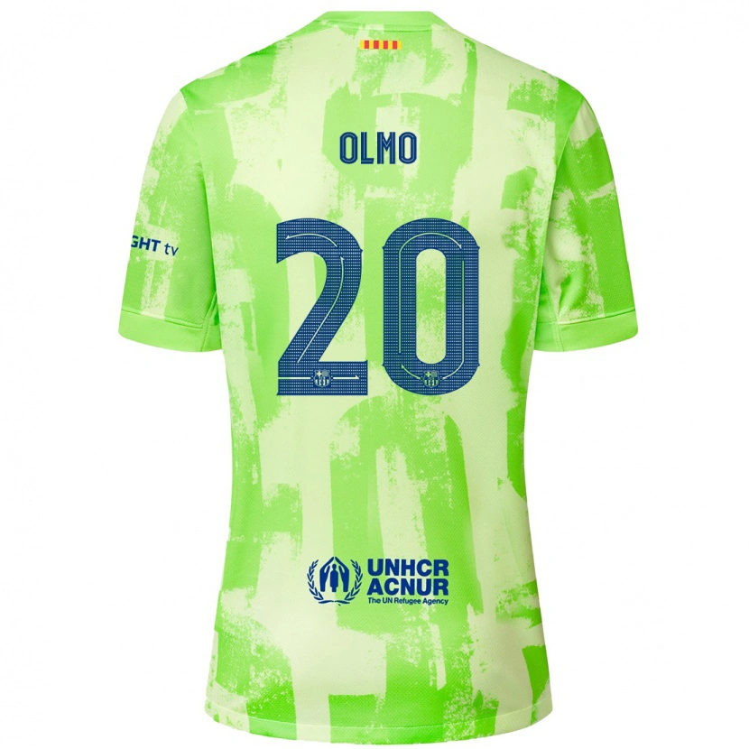 Danxen Barn Dani Olmo #20 Kalk Tredjesatsen Matchtröjor 2024/25 Tröjor T-Tröja