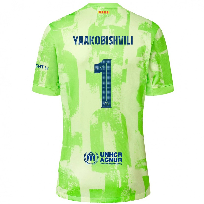 Danxen Barn Áron Yaakobishvili #1 Kalk Tredjesatsen Matchtröjor 2024/25 Tröjor T-Tröja