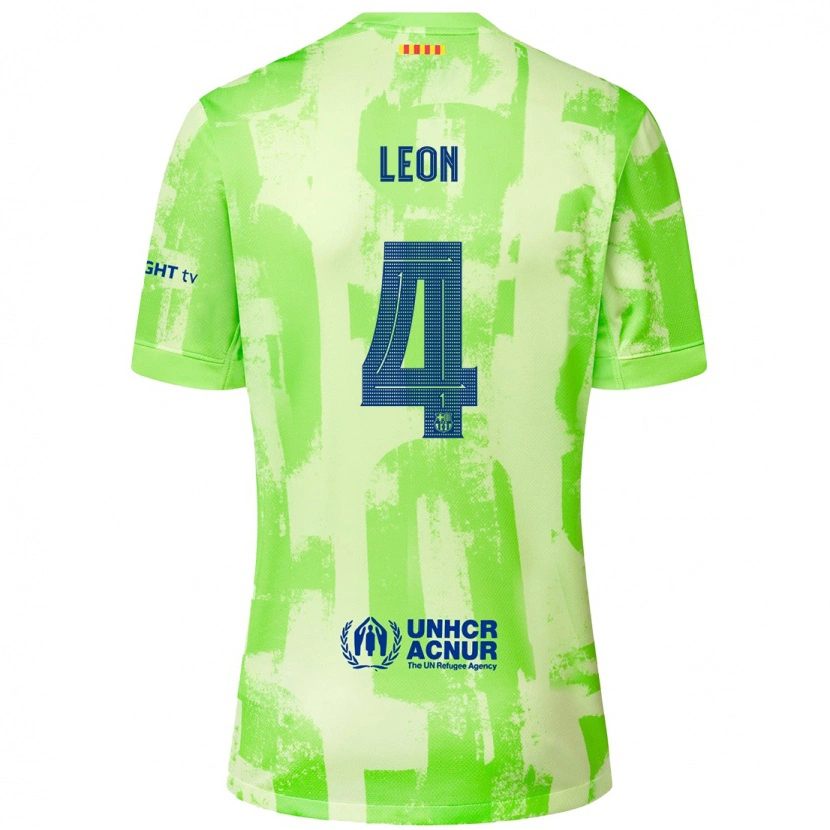 Danxen Barn Mapi León #4 Kalk Tredjesatsen Matchtröjor 2024/25 Tröjor T-Tröja