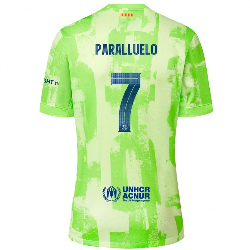 Danxen Barn Salma Paralluelo #7 Kalk Tredjesatsen Matchtröjor 2024/25 Tröjor T-Tröja