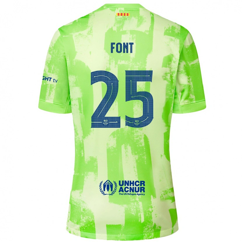 Danxen Barn Gemma Font #25 Kalk Tredjesatsen Matchtröjor 2024/25 Tröjor T-Tröja