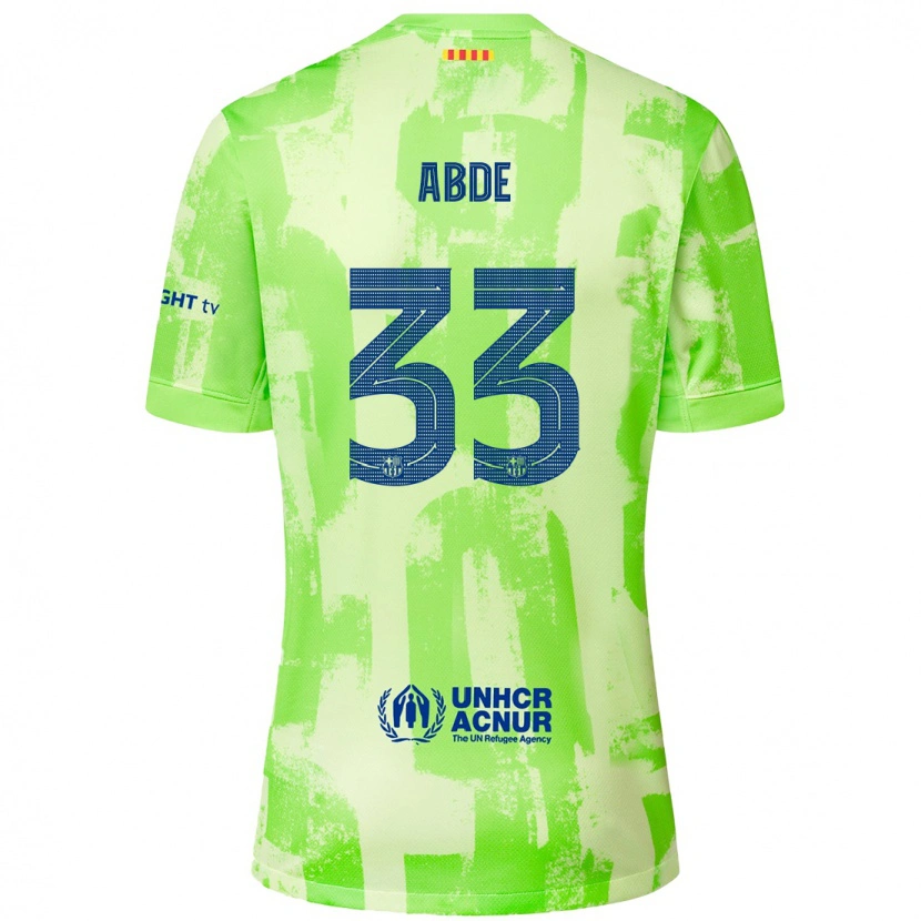 Danxen Barn Ez Abde #33 Kalk Tredjesatsen Matchtröjor 2024/25 Tröjor T-Tröja