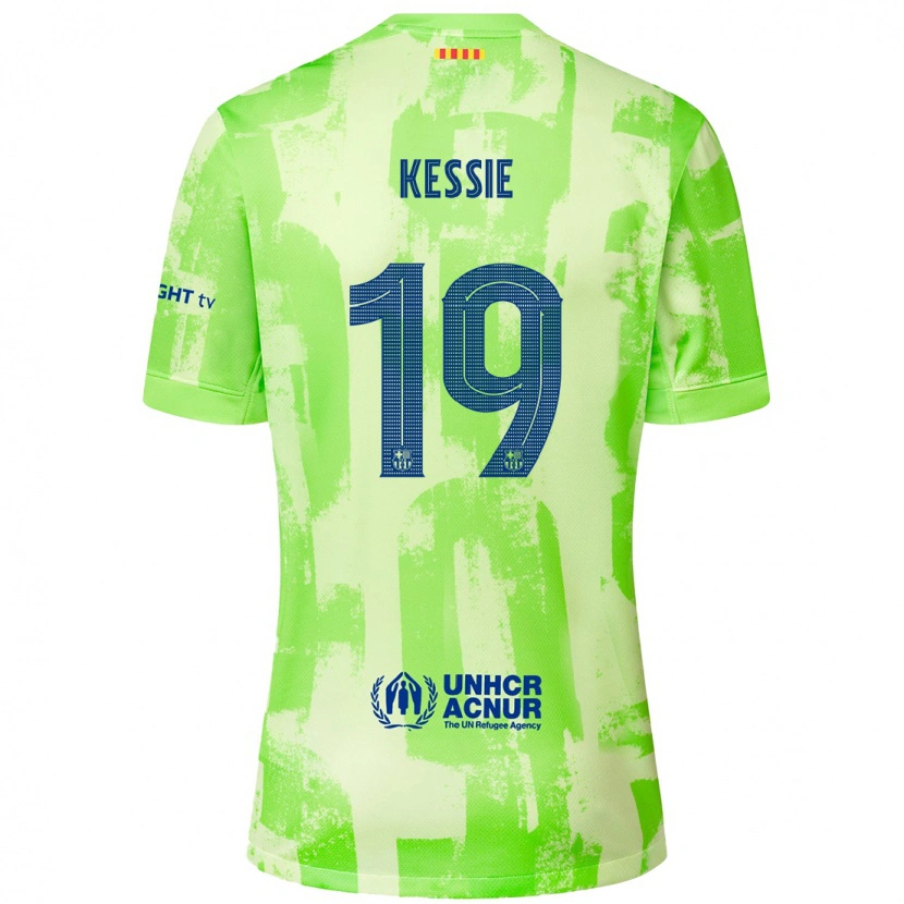 Danxen Barn Franck Kessie #19 Kalk Tredjesatsen Matchtröjor 2024/25 Tröjor T-Tröja