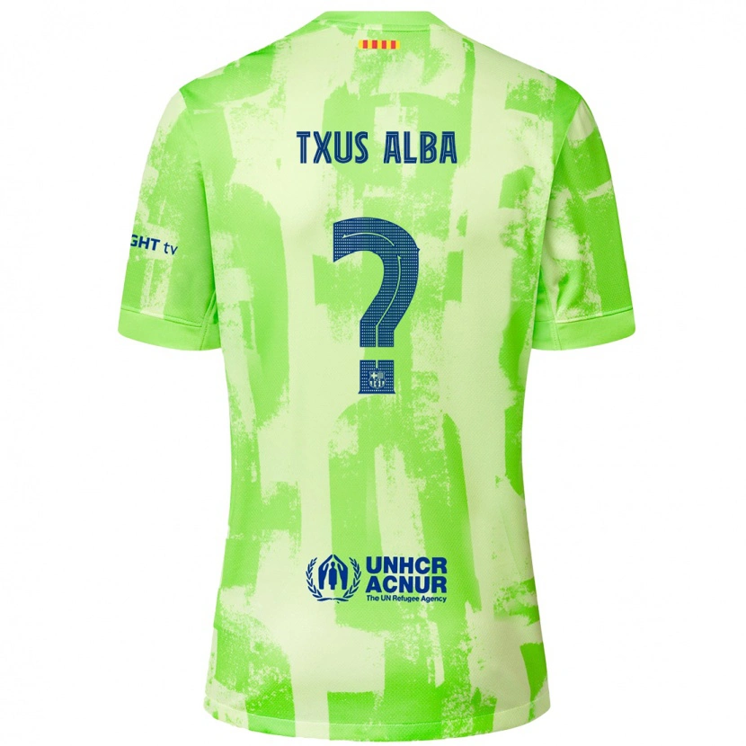 Danxen Barn Txus Alba #0 Kalk Tredjesatsen Matchtröjor 2024/25 Tröjor T-Tröja