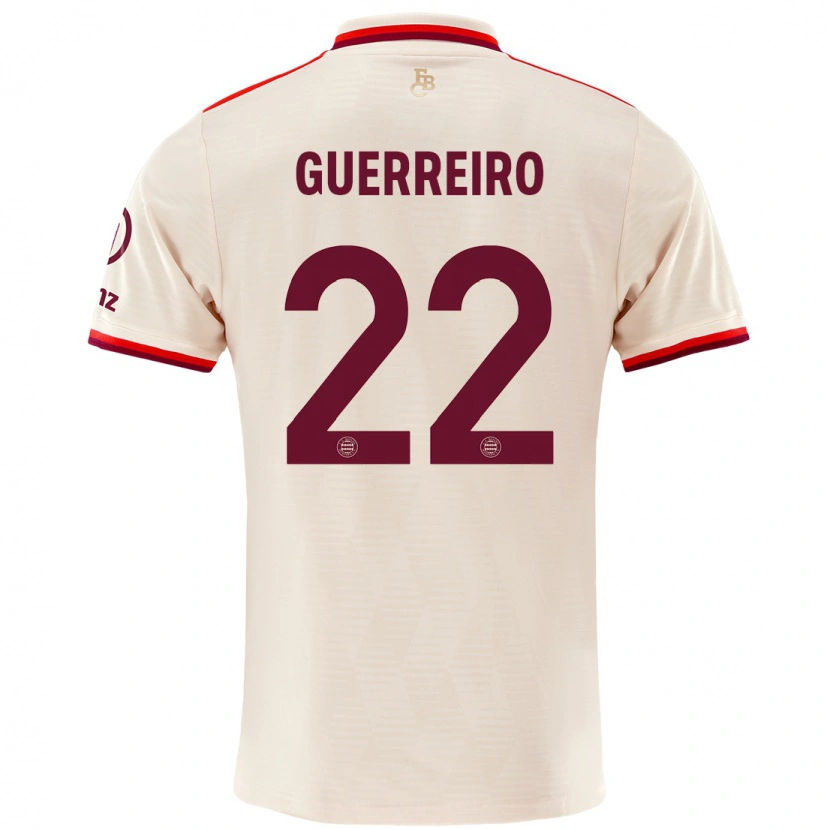 Danxen Barn Raphaël Guerreiro #22 Linne Tredjesatsen Matchtröjor 2024/25 Tröjor T-Tröja