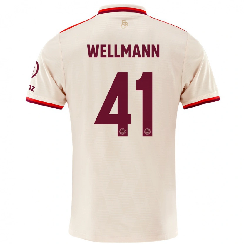 Danxen Barn Anna Wellmann #41 Linne Tredjesatsen Matchtröjor 2024/25 Tröjor T-Tröja