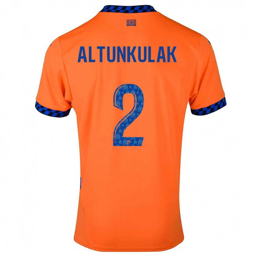 Danxen Barn Selen Altunkulak #2 Orange Mörkblå Tredjesatsen Matchtröjor 2024/25 Tröjor T-Tröja