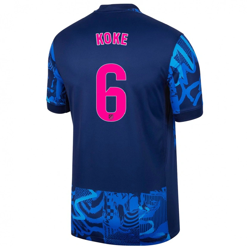 Danxen Barn Koke #6 Kungsblå Tredjesatsen Matchtröjor 2024/25 Tröjor T-Tröja