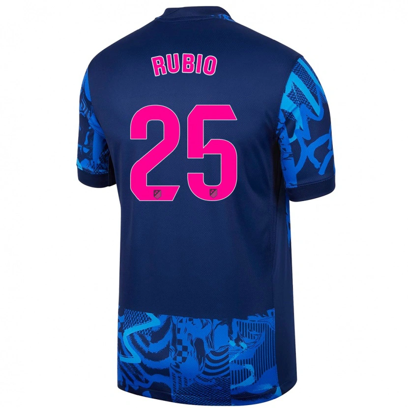 Danxen Barn Daniel Rubio #25 Kungsblå Tredjesatsen Matchtröjor 2024/25 Tröjor T-Tröja