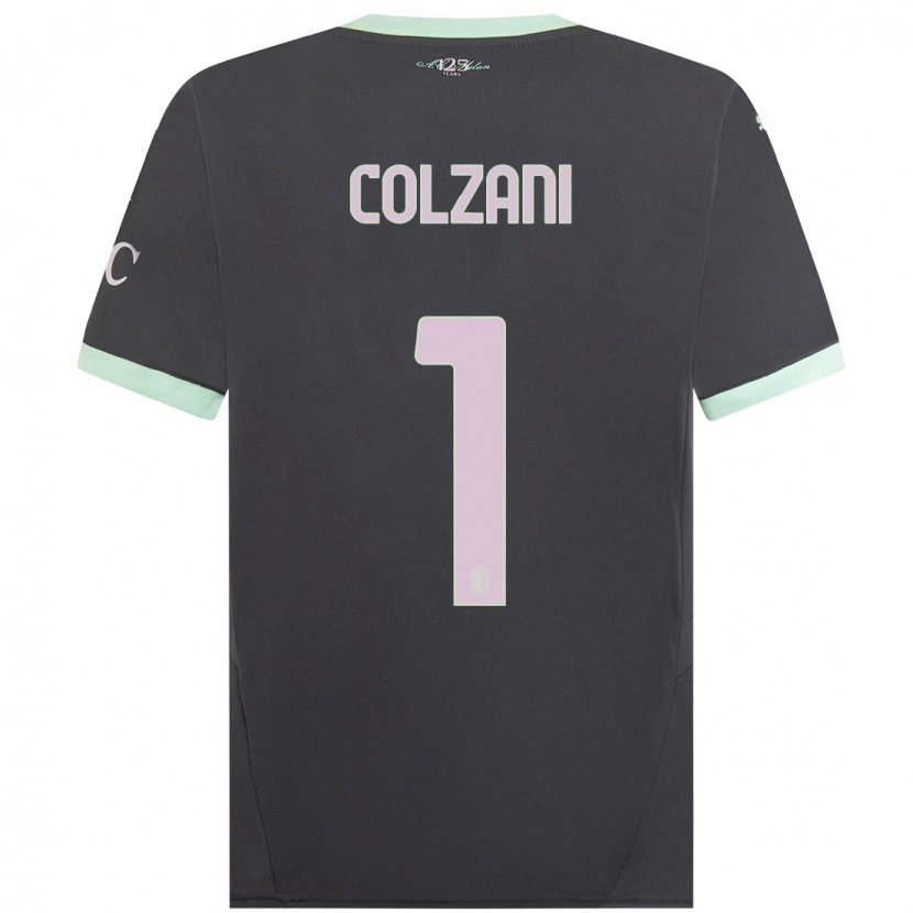 Danxen Barn Edoardo Colzani #1 Grå Tredjesatsen Matchtröjor 2024/25 Tröjor T-Tröja