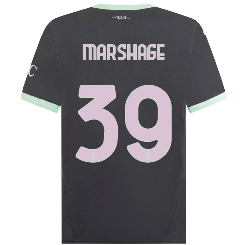 Danxen Barn Wilgot Marshage #39 Grå Tredjesatsen Matchtröjor 2024/25 Tröjor T-Tröja