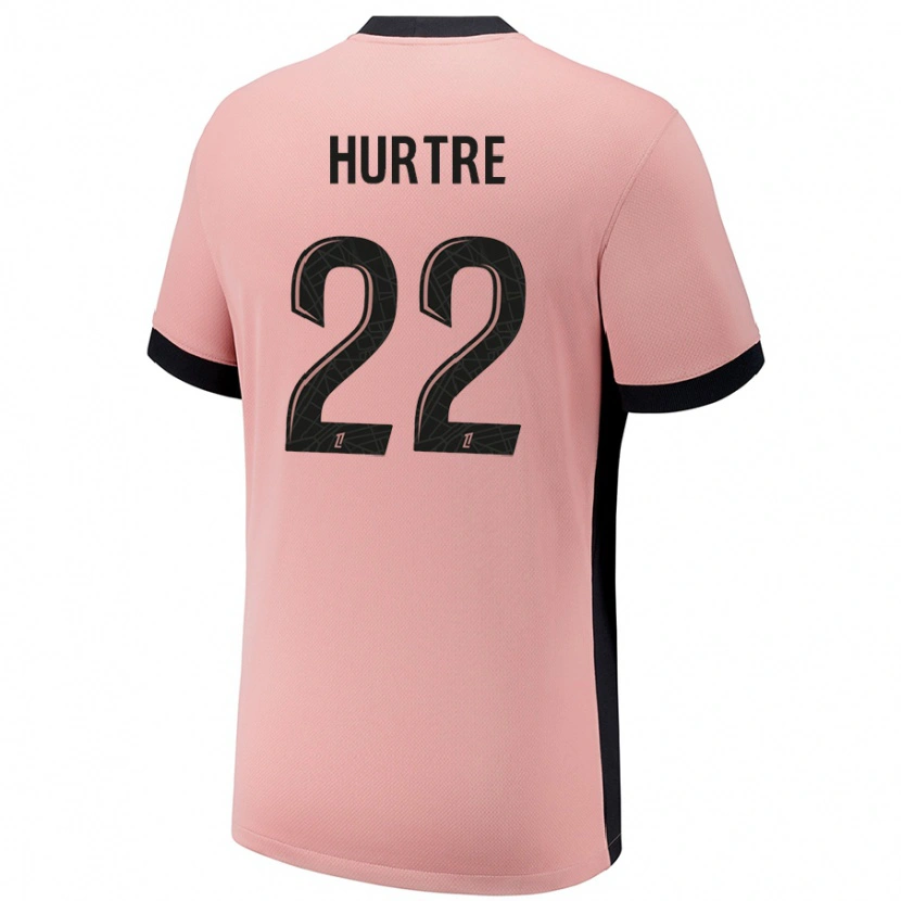 Danxen Barn Oceane Hurtre #22 Rost Rosa Tredjesatsen Matchtröjor 2024/25 Tröjor T-Tröja