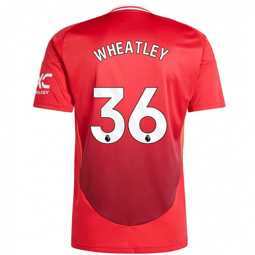 Danxen Män Ethan Wheatley #36 Klarröd Hemmatröja Matchtröjor 2024/25 Tröjor T-Tröja