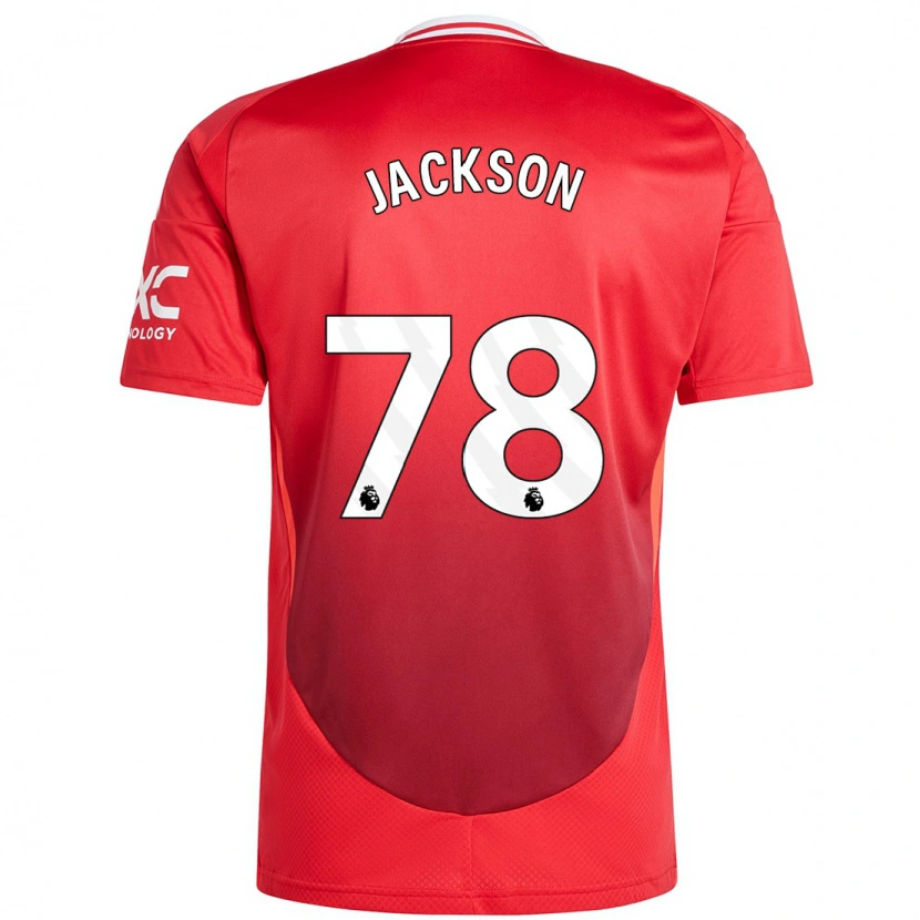 Danxen Män Louis Jackson #78 Klarröd Hemmatröja Matchtröjor 2024/25 Tröjor T-Tröja