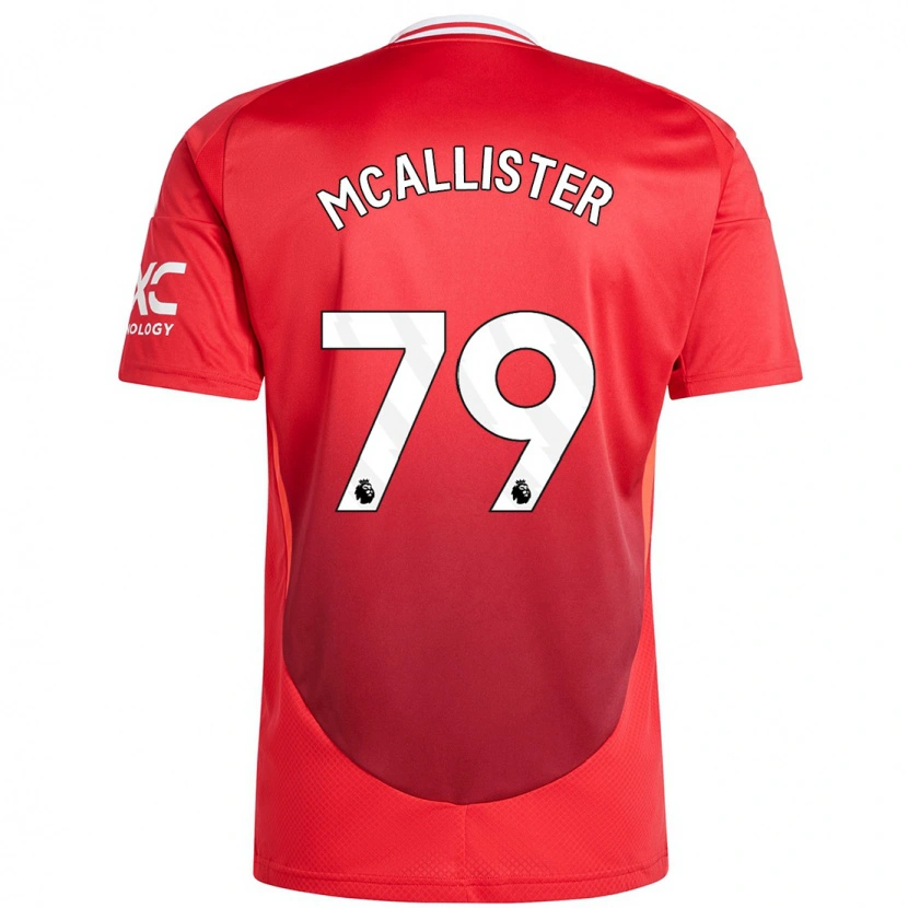 Danxen Män Finley Mcallister #79 Klarröd Hemmatröja Matchtröjor 2024/25 Tröjor T-Tröja