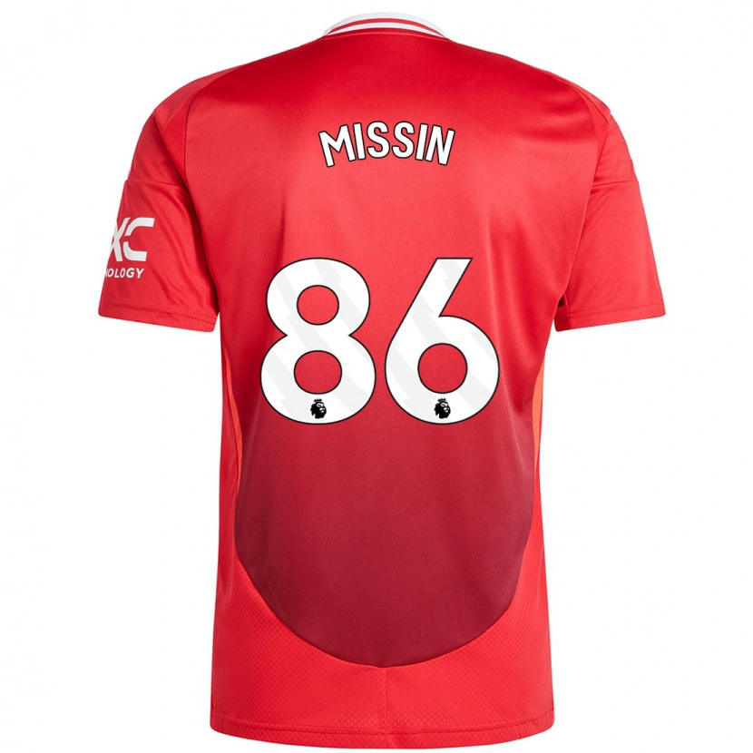 Danxen Män Ashton Missin #86 Klarröd Hemmatröja Matchtröjor 2024/25 Tröjor T-Tröja
