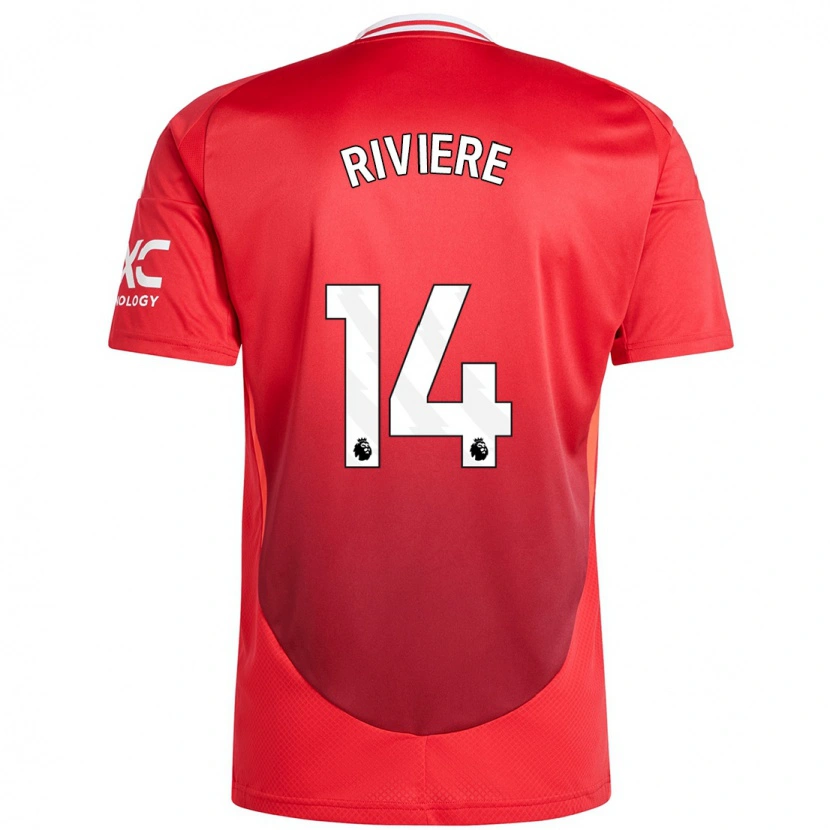 Danxen Män Jayde Riviere #14 Klarröd Hemmatröja Matchtröjor 2024/25 Tröjor T-Tröja