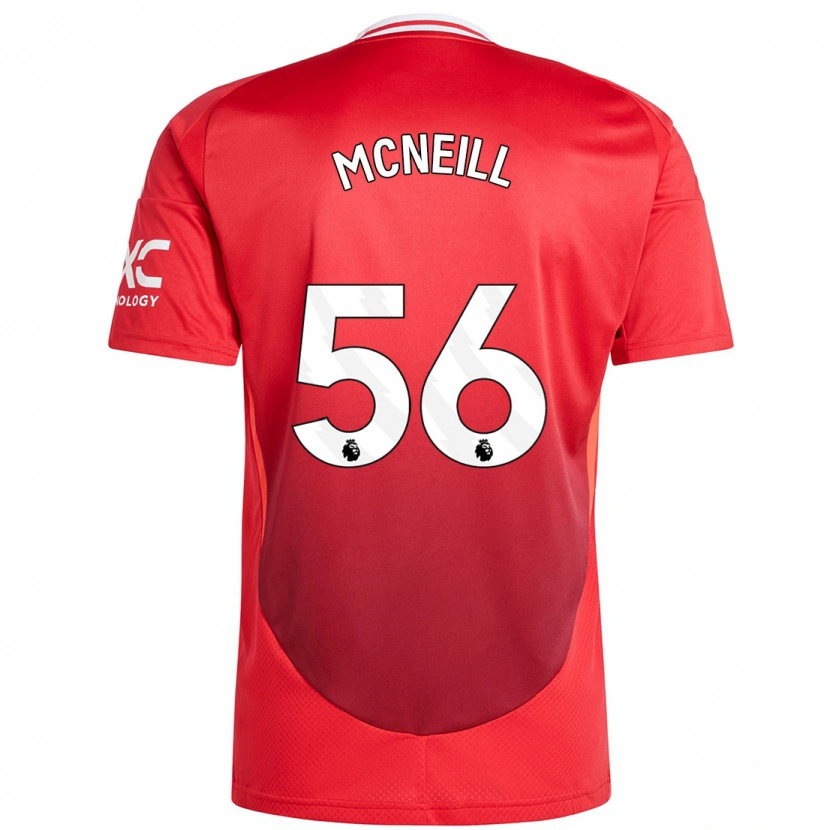 Danxen Män Charlie Mcneill #56 Klarröd Hemmatröja Matchtröjor 2024/25 Tröjor T-Tröja