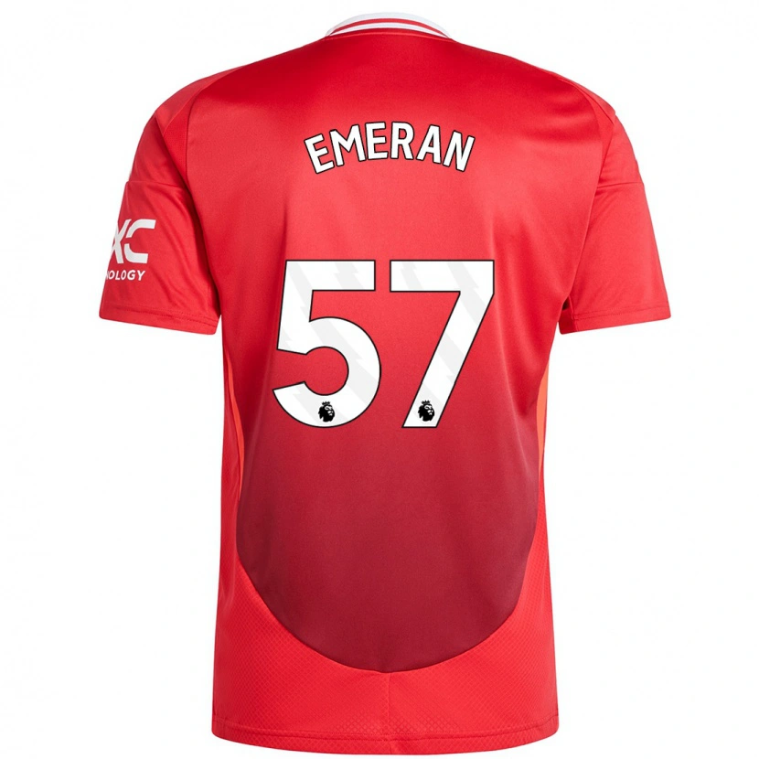 Danxen Män Noam Emeran #57 Klarröd Hemmatröja Matchtröjor 2024/25 Tröjor T-Tröja