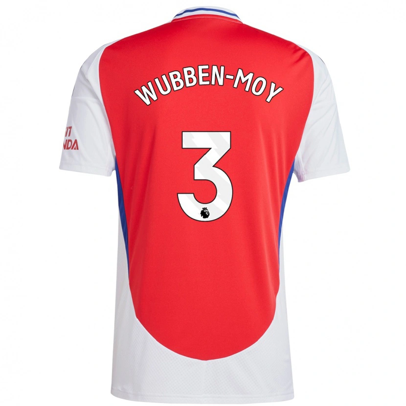 Danxen Män Lotte Wubben-Moy #3 Röd Vit Hemmatröja Matchtröjor 2024/25 Tröjor T-Tröja