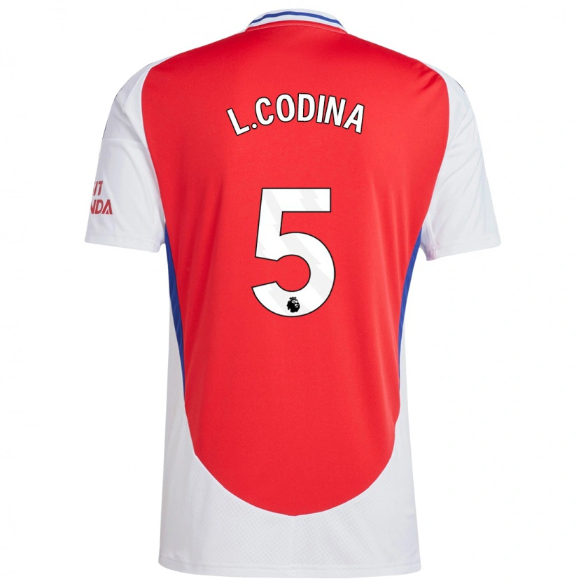 Danxen Män Laia Codina #5 Röd Vit Hemmatröja Matchtröjor 2024/25 Tröjor T-Tröja