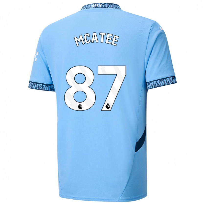 Danxen Män James Mcatee #87 Marinblå Hemmatröja Matchtröjor 2024/25 Tröjor T-Tröja