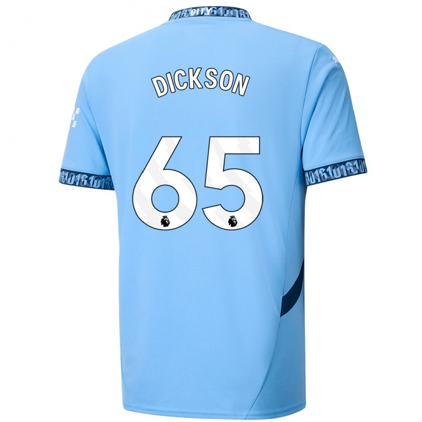Danxen Män Will Dickson #65 Marinblå Hemmatröja Matchtröjor 2024/25 Tröjor T-Tröja