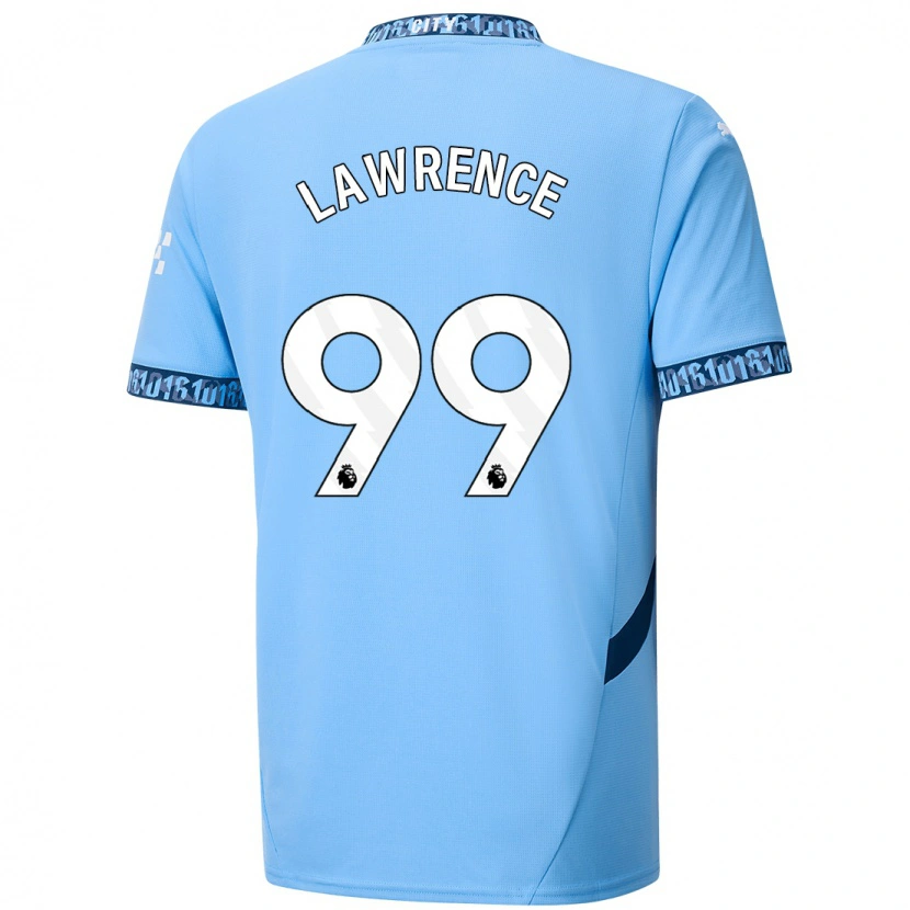 Danxen Män Emilio Lawrence #99 Marinblå Hemmatröja Matchtröjor 2024/25 Tröjor T-Tröja