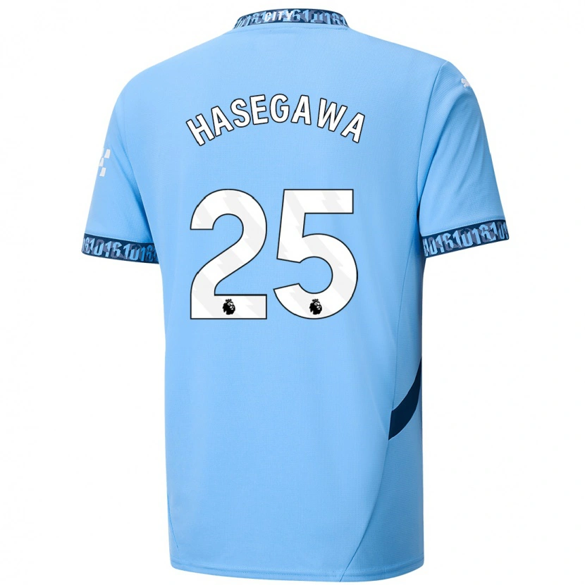 Danxen Män Yui Hasegawa #25 Marinblå Hemmatröja Matchtröjor 2024/25 Tröjor T-Tröja