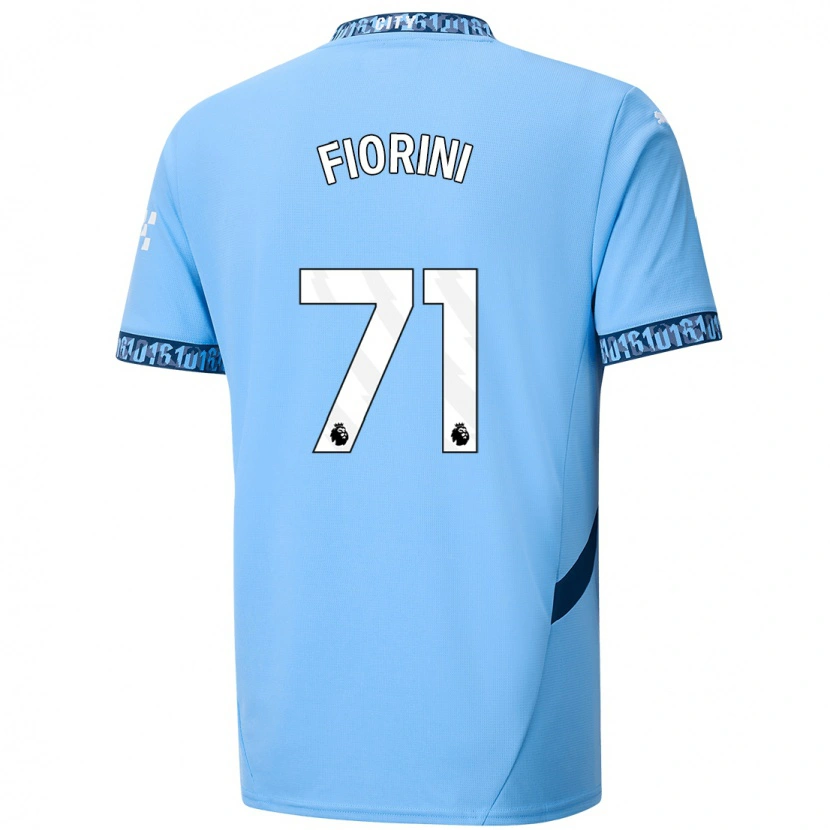 Danxen Män Lewis Fiorini #71 Marinblå Hemmatröja Matchtröjor 2024/25 Tröjor T-Tröja