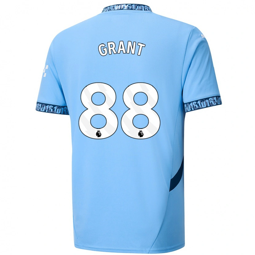 Danxen Män True Grant #88 Marinblå Hemmatröja Matchtröjor 2024/25 Tröjor T-Tröja