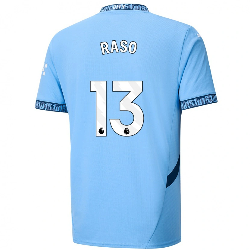 Danxen Män Hayley Raso #13 Marinblå Hemmatröja Matchtröjor 2024/25 Tröjor T-Tröja