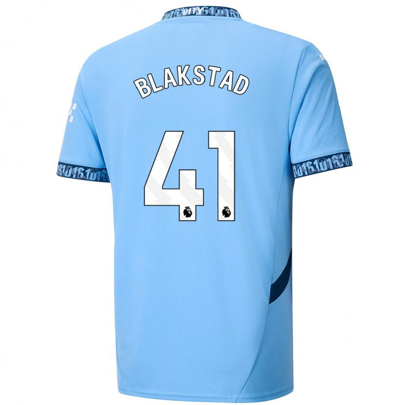 Danxen Män Julie Blakstad #41 Marinblå Hemmatröja Matchtröjor 2024/25 Tröjor T-Tröja