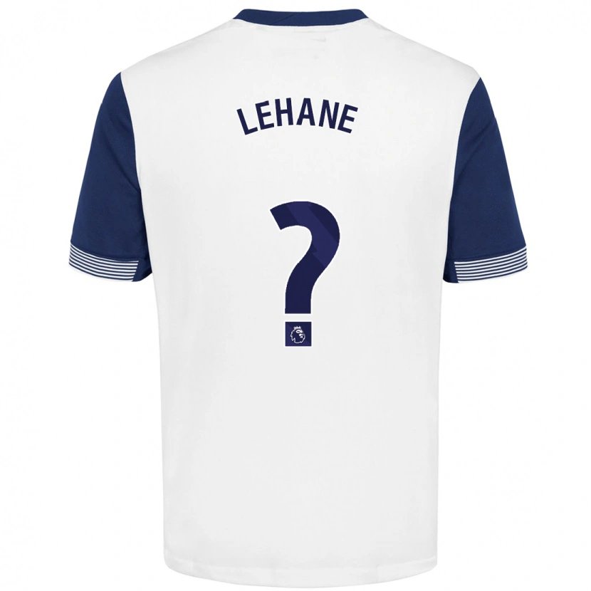 Danxen Män Ellis Lehane #0 Vit Blå Hemmatröja Matchtröjor 2024/25 Tröjor T-Tröja