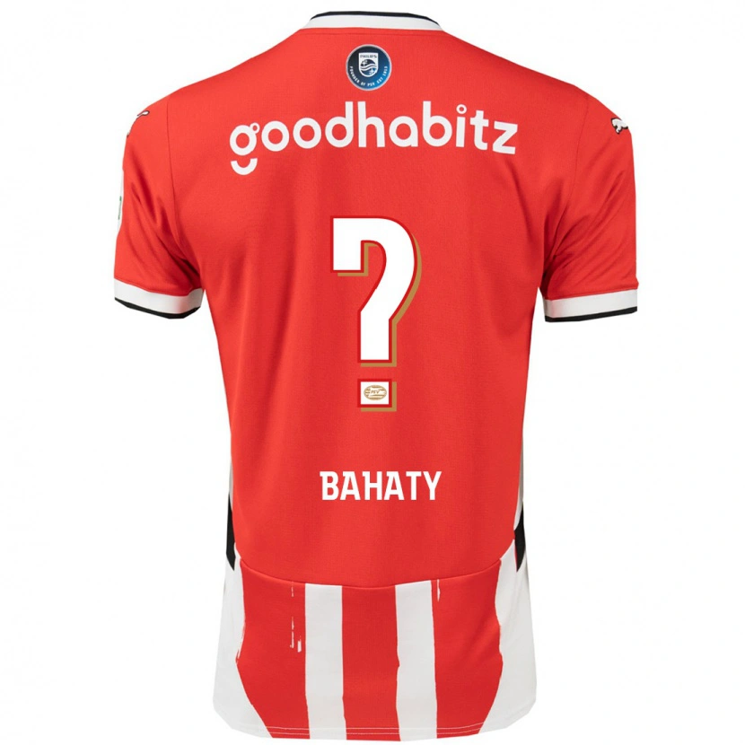 Danxen Män Manuel Bahaty #0 Röd Vit Hemmatröja Matchtröjor 2024/25 Tröjor T-Tröja