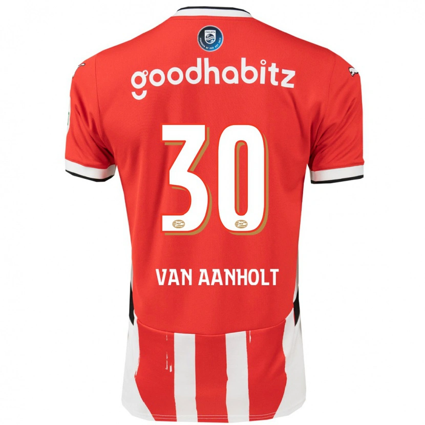 Danxen Män Patrick Van Aanholt #30 Röd Vit Hemmatröja Matchtröjor 2024/25 Tröjor T-Tröja