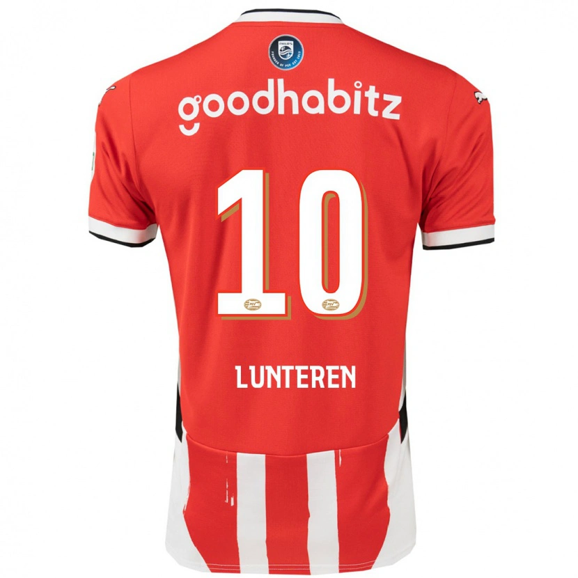 Danxen Män Desiree Van Lunteren #10 Röd Vit Hemmatröja Matchtröjor 2024/25 Tröjor T-Tröja