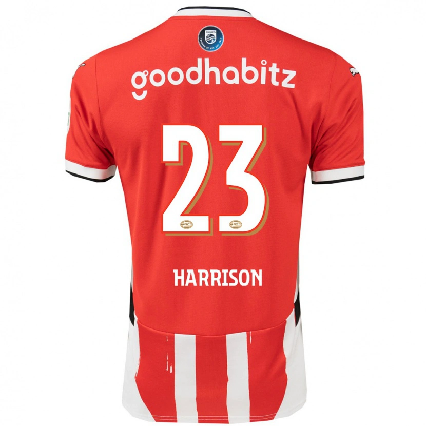 Danxen Män Amy Harrison #23 Röd Vit Hemmatröja Matchtröjor 2024/25 Tröjor T-Tröja