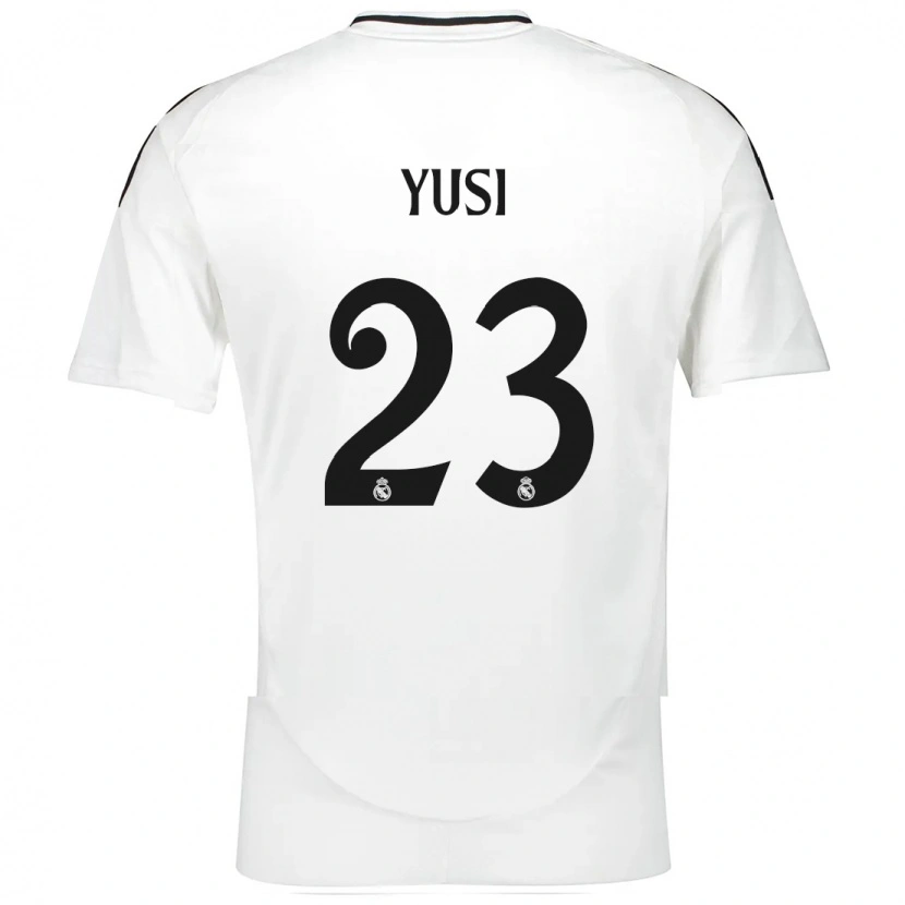 Danxen Män Youssef Enríquez #23 Vit Hemmatröja Matchtröjor 2024/25 Tröjor T-Tröja