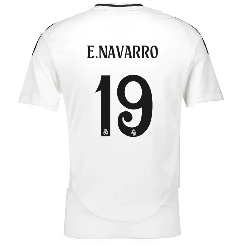 Danxen Män Eva Navarro #19 Vit Hemmatröja Matchtröjor 2024/25 Tröjor T-Tröja