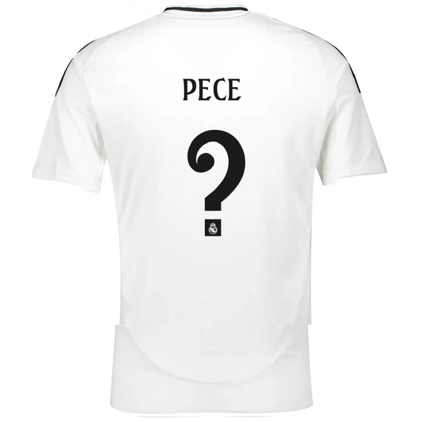 Danxen Män Pece #0 Vit Hemmatröja Matchtröjor 2024/25 Tröjor T-Tröja