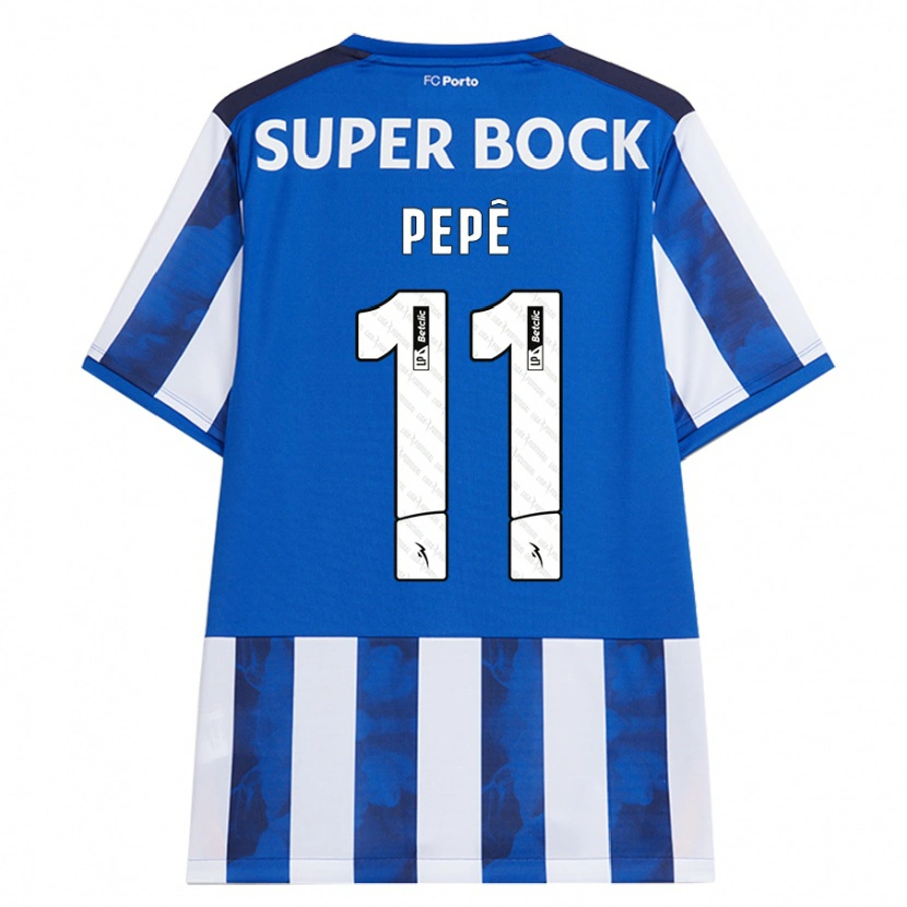Danxen Män Pepê #11 Blå Vit Hemmatröja Matchtröjor 2024/25 Tröjor T-Tröja