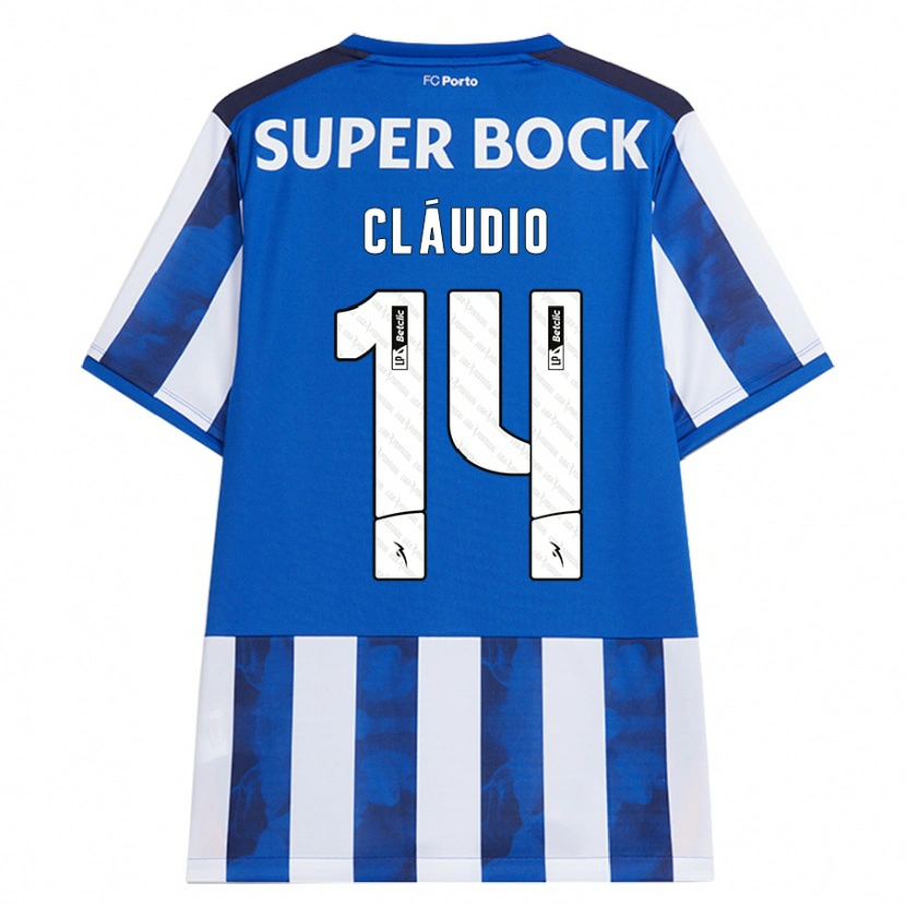 Danxen Män Cláudio Ramos #14 Blå Vit Hemmatröja Matchtröjor 2024/25 Tröjor T-Tröja