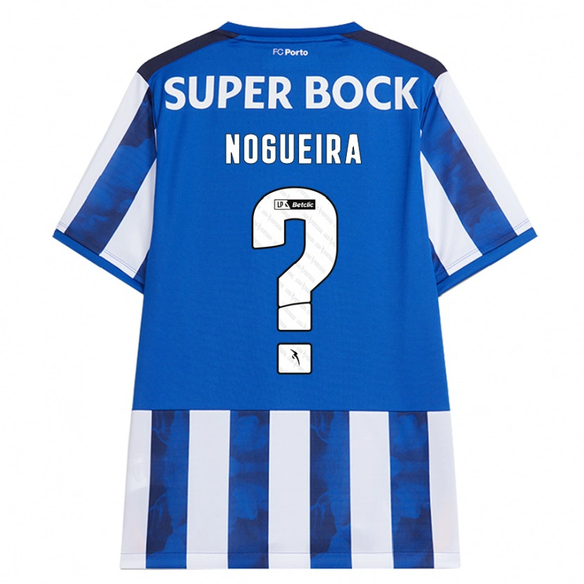 Danxen Män Duarte Nogueira #0 Blå Vit Hemmatröja Matchtröjor 2024/25 Tröjor T-Tröja