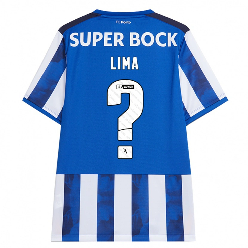 Danxen Män Bernardo Lima #0 Blå Vit Hemmatröja Matchtröjor 2024/25 Tröjor T-Tröja