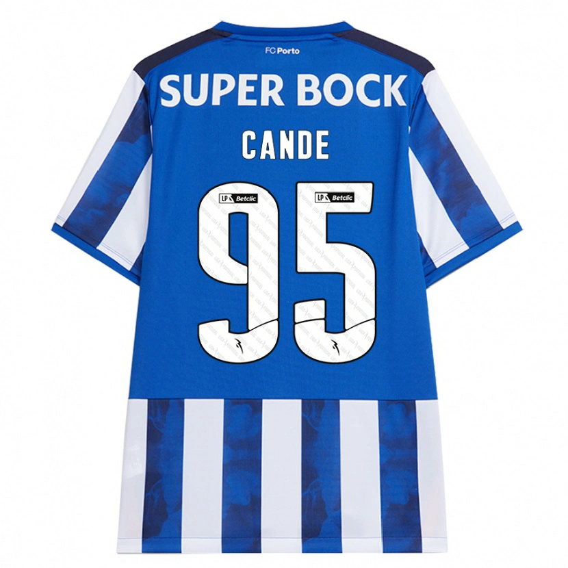 Danxen Män Anhá Cande #95 Blå Vit Hemmatröja Matchtröjor 2024/25 Tröjor T-Tröja